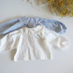 【66-100】 イチゴ刺繍 シャツ - 画像 (4)