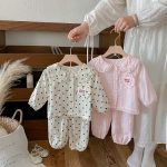 【73-100】ドット チェック ルームウェア セットアップ - 画像 (8)