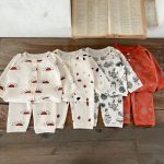 【66-100】ワッフル プリント セットアップ6 - 画像 (2)