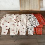 【66-100】ワッフル プリント セットアップ6 - 画像 (3)