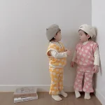 【80-120】ハート ベスト + パンツ セットアップ - 画像 (10)