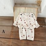 【66-100】ワッフル プリント セットアップ6