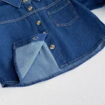 【80-130】 シンプル デニム セットアップ - 画像 (11)