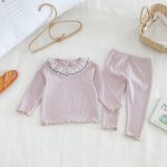 【66-100】可愛い 襟付き ルームウェア セットアップ - 画像 (4)