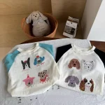 【80-150】 犬柄 Tシャツ - 画像 (4)