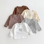 【73-100】 熊プリント シャツ - 画像 (2)