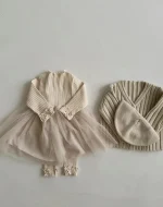【66-100】リボン リブ レギンス - 画像 (8)