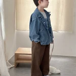 【80-150】 ポケット付き デニム アウター - 画像 (10)