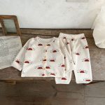 【66-100】ワッフル プリント セットアップ6 - 画像 (10)