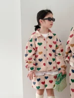 【90-150】ハート姉妹兄弟コーデ セットアップ - 画像 (8)