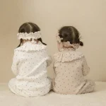 【66-90】 ボンネットOR小花柄 オールインワン - 画像 (3)