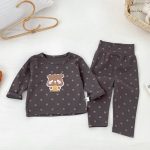 【73-100】ドット くま ルームウェア セットアップ - 画像 (3)