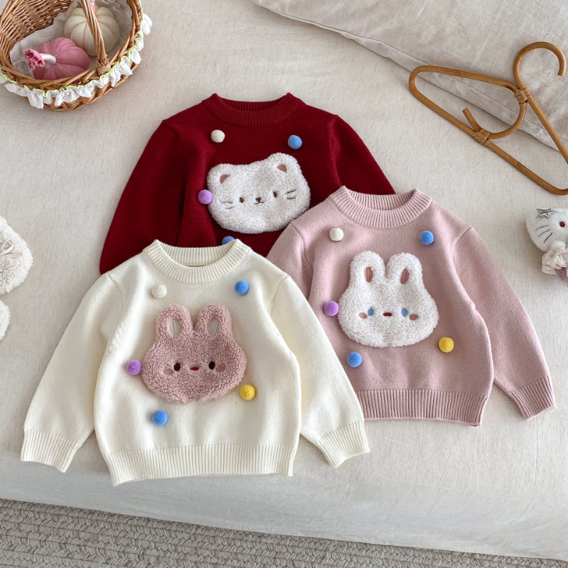 13_a36c49c1-bcc8-442e-bb4d-3b061742d512.jpg 【73-120】 ぽんぽん付き ニット セーター - 画像 (1)