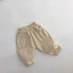 【73-110】 ポケット付き リネン パンツ - 画像 (3)