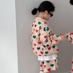 【90-150】ハート姉妹兄弟コーデ セットアップ - 画像 (14)