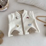 【66-90】 おうち 刺繍 カバーオール - 画像 (5)