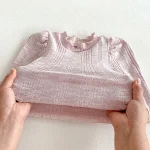 【73-100】 花柄 サロペット & トップス 2点セット - 画像 (5)