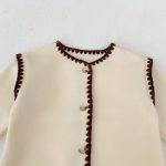 【66-90】 スカラップ 裏起毛 カバーオール - 画像 (11)