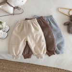 【73-120】 おうち 刺繍 裏起毛 パンツ - 画像 (5)