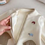 【66-90】 おうち 刺繍 カバーオール - 画像 (7)