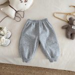 【73-120】 おうち 刺繍 裏起毛 パンツ - 画像 (8)