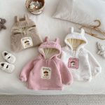【73-120】 あったか ワッペン フード トレーナー - 画像 (3)