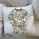 【73-100】 ヒョウ柄 ルームウエア セットアップ - 画像 (6)