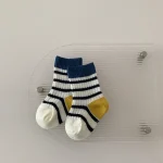 【GOODS】 韓国風 ボーダー ソックス - 画像 (6)