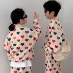【90-150】ハート姉妹兄弟コーデ セットアップ - 画像 (15)