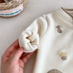 【66-90】 おうち 刺繍 カバーオール - 画像 (9)