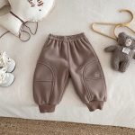 【73-120】 おうち 刺繍 裏起毛 パンツ - 画像 (10)