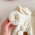 【66-90】 刺繍入り 中綿 カバーオール - 画像 (10)