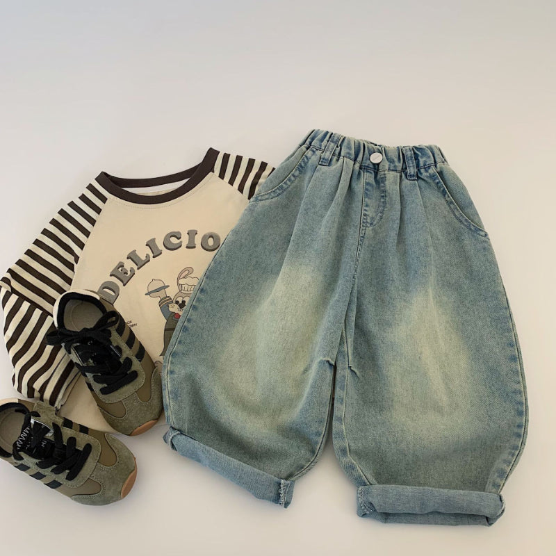 【90-140】レトロ サルエルパンツ - 画像 (3)