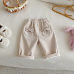 【73-120】 蝶結び コーデュロイ あったか パンツ - 画像 (7)