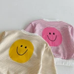 【80-130】 笑顔ボーダー セットアップ - 画像 (11)