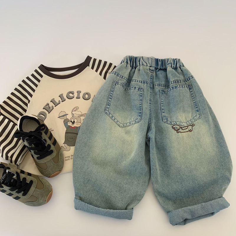 【90-140】レトロ サルエルパンツ - 画像 (4)
