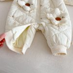 【66-90】 刺繍入り 中綿 カバーオール - 画像 (12)