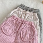【73-120】 無地 裏起毛 パンツ - 画像 (13)