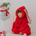 【66-90】 クリスマス フード付き ロンパース - 画像 (8)