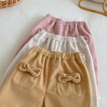 【73-120】 蝶結び コーデュロイ あったか パンツ - 画像 (13)