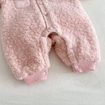 【66-90】 シャネル風 裏起毛 カバーオール - 画像 (15)
