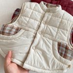【73-120】 刺繍 カートゥーン リバーシブル ベスト - 画像 (18)