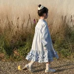 【90-150】 フリル裾 ワンピース - 画像 (4)