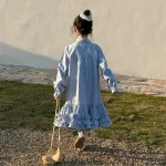 【90-150】 フリル裾 ワンピース - 画像 (12)