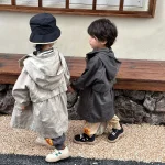 【80-150】 フード付き ロング アウター - 画像 (13)