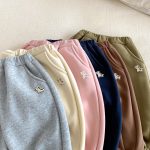 【73-120】 キャラクター 刺繍 ジョガー パンツ - 画像 (11)