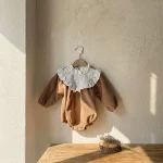 【66-90】 フリル襟 ロンパース - 画像 (6)