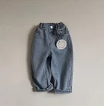 【73-120】 シンプル デニム パンツ - 画像 (3)