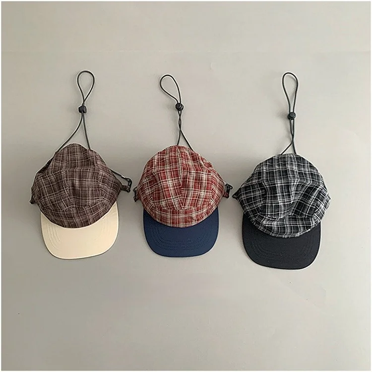 34103197553cb2d19988f72aefba9356_750x.webp 【GOODS】 親子コーデ チェック キャップ - 画像 (1)