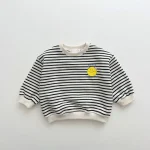 【80-130】 笑顔 ボーダー トレーナー - 画像 (6)